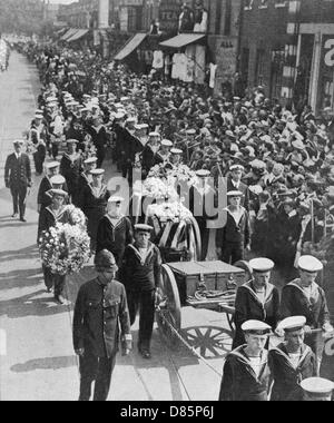 Beerdigung von John Cornwall Stockfoto