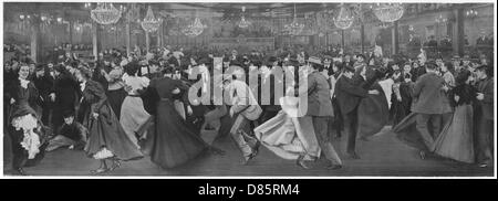 Le Moulin de la Galette Ball, Paris Stockfoto