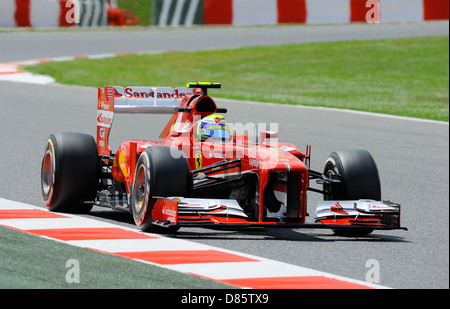 Felipe Massa (BRA), Ferrari F138 während der spanischen Formel Eins Grand Prix-Rennen 2013 Stockfoto