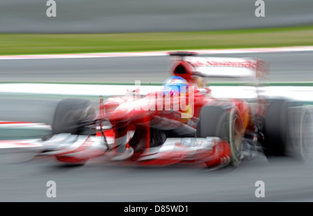 Fernando Alonso (ESP), Ferrari F138 während der spanischen Formel Eins Grand Prix-Rennen 2013 Stockfoto