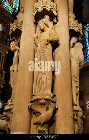 Frankreich-Elsass-Straßburg-Notre Dame cathedral Stockfoto