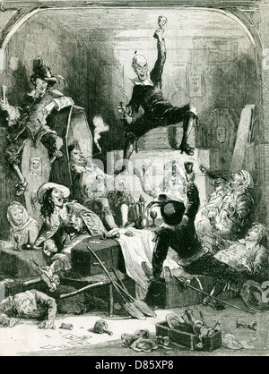 Die große Seuche von London von 1665 Stockfoto