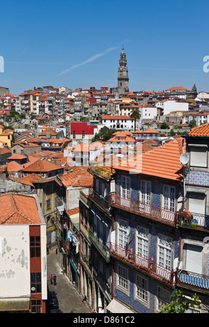 Blick über die Stadt Porto, Portugal Stockfoto