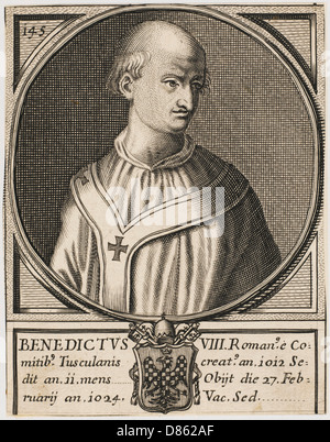 Papst Benedictus IX Stockfoto