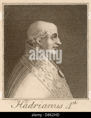 Papst Hadrianus IV Stockfoto