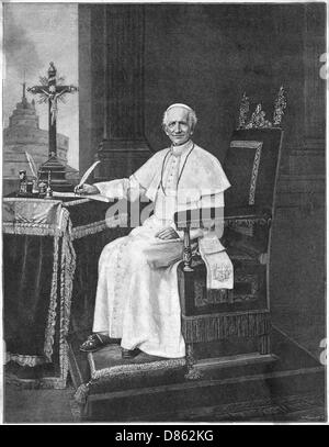 Papst Leo XIII. Stockfoto