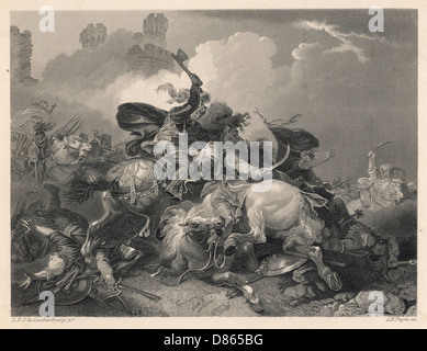 König Richard I. in Palästina während des dritten Kreuzzugs Stockfoto