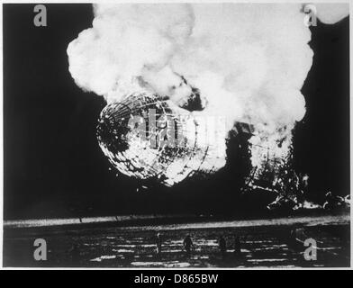 Hindenburg Luftschiff Katastrophe New Jersey Usa Stockfoto