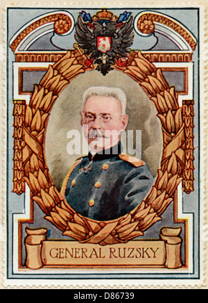 General Ruzsky/Stamp Stockfoto