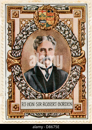 Sir Robert Laird Borden / Stamp Stockfoto