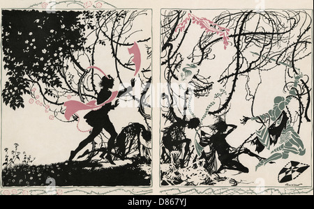 Dornröschen von Arthur Rackham Stockfoto