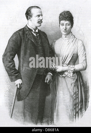 Duke of Fife heiratet Prinzessin Louise von Wales Stockfoto