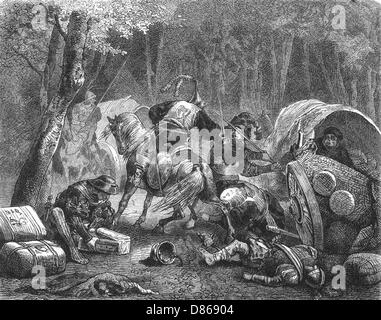 Straßenbahnfahrer in Deutschland Stockfoto