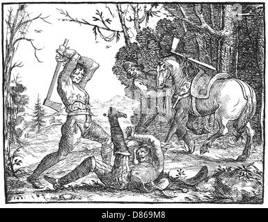 Banditen in Deutschland Stockfoto