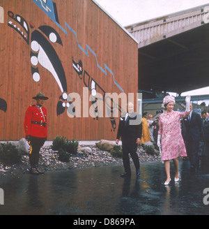 Queen Elizabeth II., Kanada Tour 1967 Stockfoto