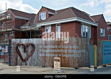 Neubaugebiet in Ticehurst, Sussex, Großbritannien Stockfoto