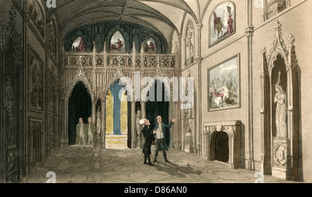 Dr Syntax Besuche Eaton Hall Cheshire Stockfoto