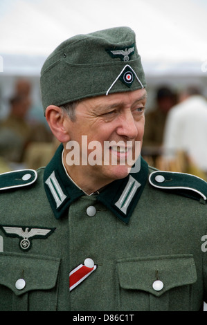 Deutscher Soldat in Haworth 2013 Stockfoto