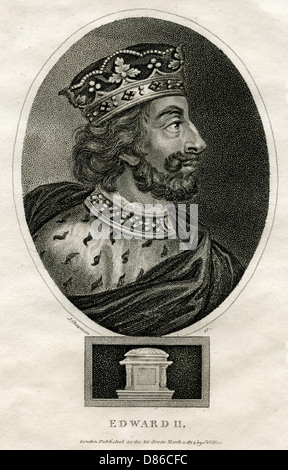 König Edward II. von England Stockfoto