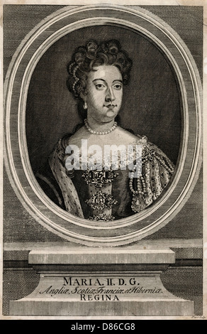 Königin Mary II von Großbritannien Stockfoto