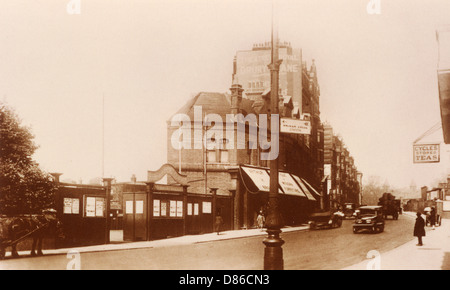 Eintritt zum Chelsea Football Ground, c. 1920. Stockfoto