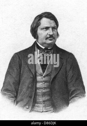 Honore de Balzac Stockfoto