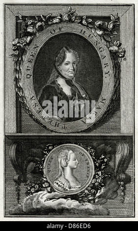 Maria Theresa - Erzherzogin von Österreich Stockfoto