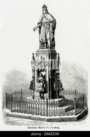 Karl IV. - Heiliger römischer Kaiser Stockfoto