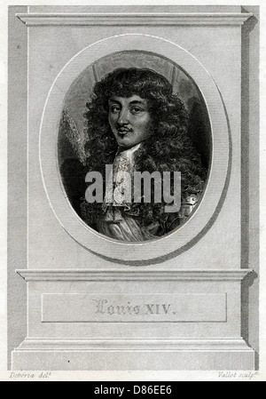 Louis XIV - König von Frankreich Stockfoto