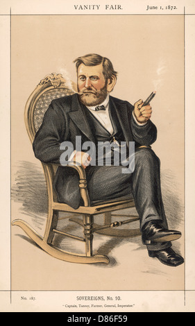 Amerikanischer Bürgerkrieg-General Ulysses Grant Stockfoto