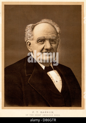 PHINEAS TAYLOR BARNUM Stockfoto