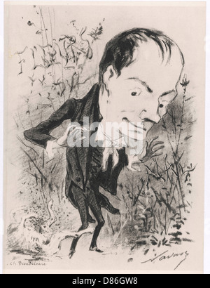 CHARLES BAUDELAIRE, französischer Dichter Stockfoto