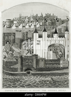 Charles, Herzog von Orleans, Gefangener in London 1415 Stockfoto