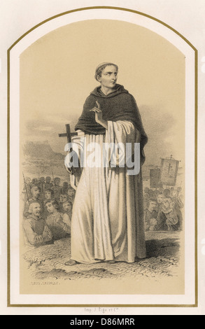 St. Bernard von Clairvaux Stockfoto