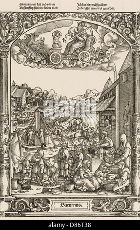 DIE ZEIT VERGEHT Stockfoto