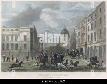 HAUPTPOSTAMT Stockfoto