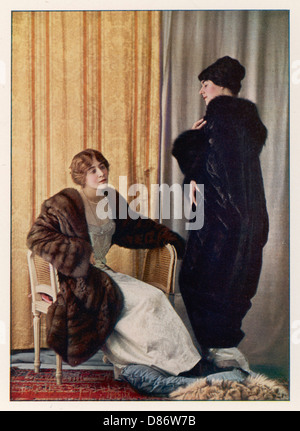 Pelze - Grunwaldt - Platte 7 Stockfoto