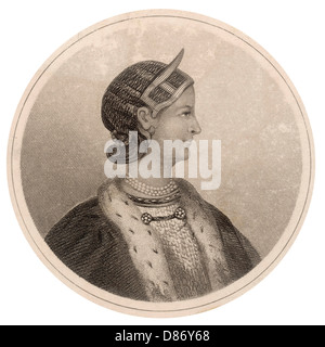 ZENOBIA KÖNIGIN VON PALMYRA Stockfoto