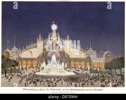 Paris Weltausstellung 1900 Stockfoto