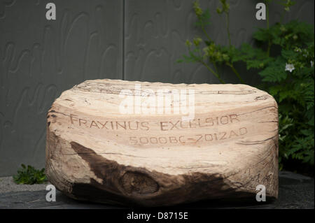 London, UK. 20. Mai 2013. Der Fera Garten unter dem Motto stoppen der Verbreitung von Jo Thompson bei der RHS Chelsea Flower Show, eine Silber-Medaille. Bildnachweis: Malcolm Park / Alamy Live News Stockfoto