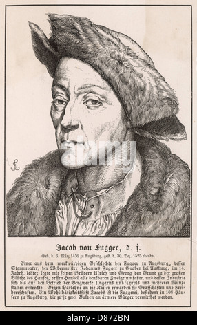 JAKOB FUGGER (JAKOB II) Stockfoto