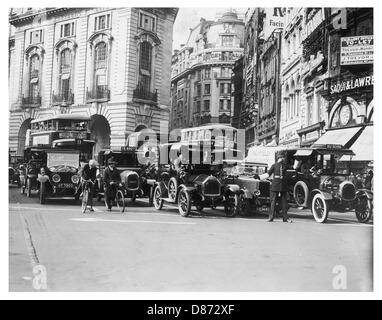 VERKEHR/PICCADILLY Stockfoto