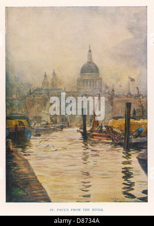 ST PAUL'S CATHEDRAL 1910 Stockfoto