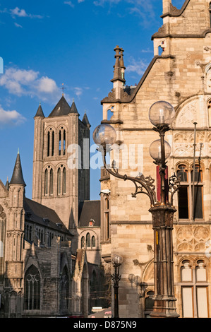 Str. Nicholas Kirche Sint Niklaaskerk Gent Belgien Stockfoto