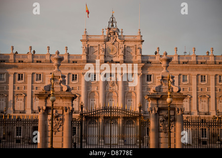 Palacio Real, der Palast der Könige in der spanischen Hauptstadt Madrid, Spanien, Europa Stockfoto