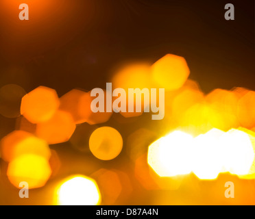 Goldene bokeh Stockfoto