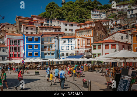 Cudillero Dorf in Asturien Spanien, Europa Stockfoto