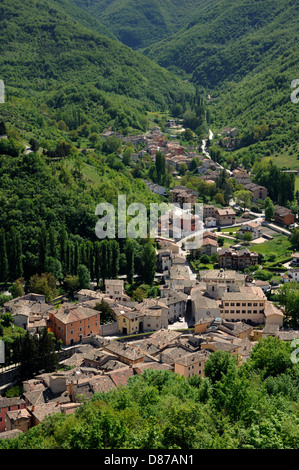 Italien, Le Marche, Valnerina, Visso Stockfoto