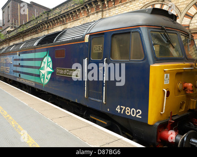 Stolz von Cumbria Lokomotive im Bahnhof Crewe UK Stockfoto