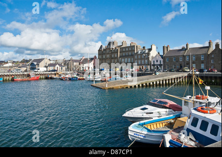 Schottland, Kirkwall Hafen Orkney mit Fischerei- und Boote an einem sonnigen Junitag Stockfoto